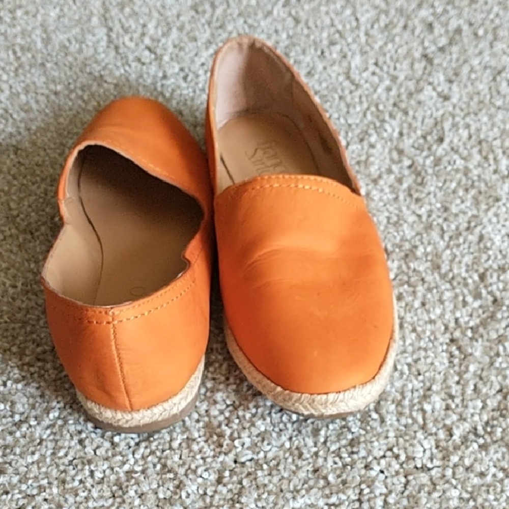 Franco Sarto Orange Espadrille Slip-Ons - Picture 8 of 8